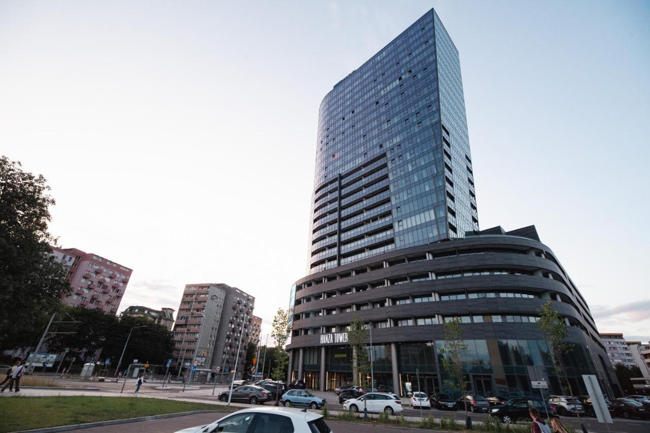 Hanza Tower Luxury 什切青 外观 照片